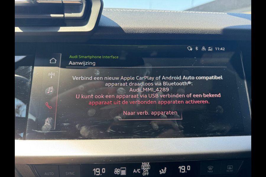 Audi A3 Sportback 40 TFSI e 3X S Line Pano Leder Massage Elektr stoelen