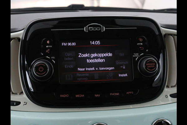 Fiat 500 0.9 TwinAir Turbo Collezione | Panoramadak | DAB | Cruise control | Navigatie | Bluetooth | Full LED | Airco