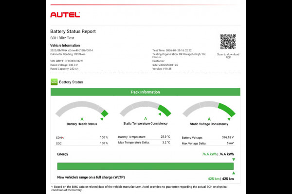BMW iX XDrive40 Executive 77 kWh|100% SOH|VOLLEDER|ELEK.STUURVERSTELLING|CAMERA|CARPLAY|PDC V+A|NAP|NL-AUTO|INCL.BTW|1e EIGENAAR|