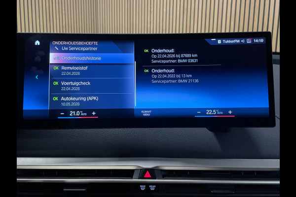 BMW iX XDrive40 Executive 77 kWh|100% SOH|VOLLEDER|ELEK.STUURVERSTELLING|CAMERA|CARPLAY|PDC V+A|NAP|NL-AUTO|INCL.BTW|1e EIGENAAR|