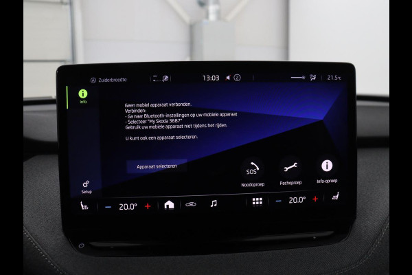Škoda Enyaq iV 60 | SOH 92.1% | Trekhaak | Stuur/stoel verwarming | Half Leder | Cruise control | Camera | Carplay | Standkachel | Sfeerverlichting | 21''