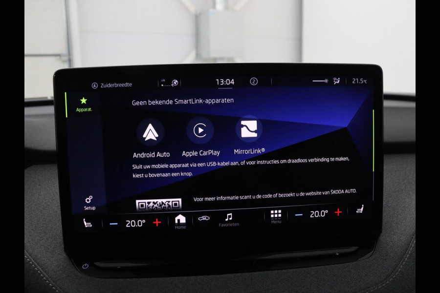 Škoda Enyaq iV 60 | SOH 92.1% | Trekhaak | Stuur/stoel verwarming | Half Leder | Cruise control | Camera | Carplay | Standkachel | Sfeerverlichting | 21''