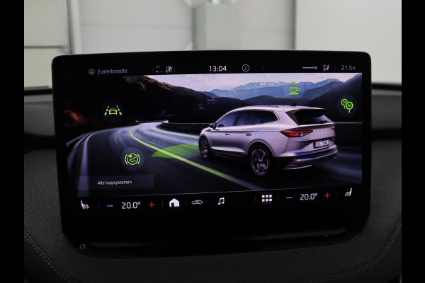 Škoda Enyaq iV 60 | SOH 92.1% | Trekhaak | Stuur/stoel verwarming | Half Leder | Cruise control | Camera | Carplay | Standkachel | Sfeerverlichting | 21''