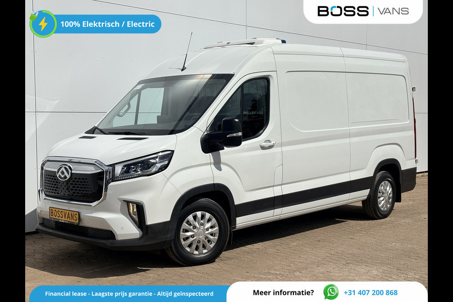 Maxus eDeliver 9 89 kWh 204PK L3H2 Elektrische Koelwagen Vriezer Dual Thermo King -22°C/22°C Camera Cruise Control Apple Carplay Parkeersensoren Koel Koeler Kühl Kühler Kühlwagen Kühlkasten Frigo Vries