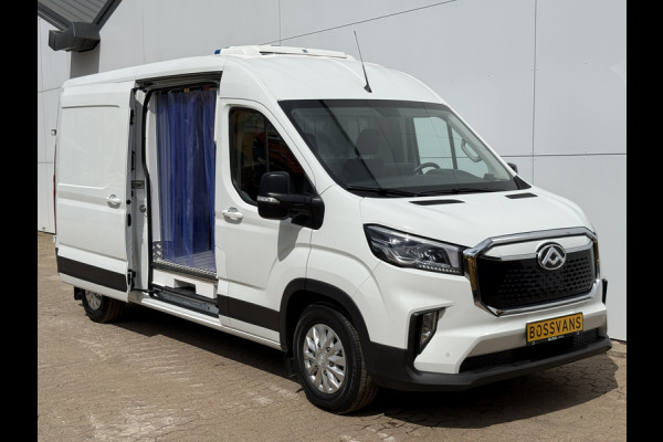 Maxus eDeliver 9 89 kWh 204PK L3H2 Elektrische Koelwagen Vriezer Dual Thermo King -22°C/22°C Camera Cruise Control Apple Carplay Parkeersensoren Koel Koeler Kühl Kühler Kühlwagen Kühlkasten Frigo Vries