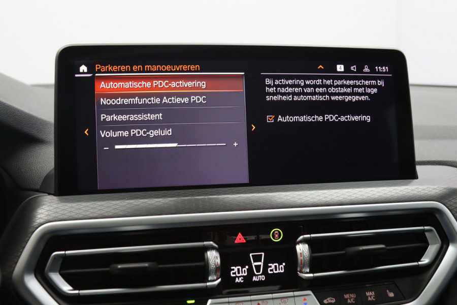 BMW X3 xDrive30e High Executive M-Sport 293 PK PHEV, Panoramadak, Memory, Camera