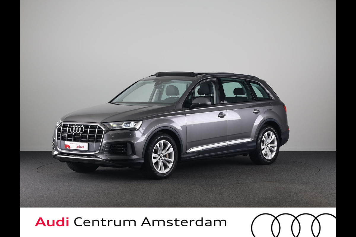 Audi Q7 55 TFSI e quattro Pro Line 340pk | Panoramadak | Parkeercamera | Lederen bekleding | Elektrisch verstelbare en verwarmbare voorstoelen |