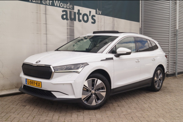 Škoda ENYAQ iV 80 204pk 77kWh -SOH93%-PANO-TREKHAAK-ECC-PDC-