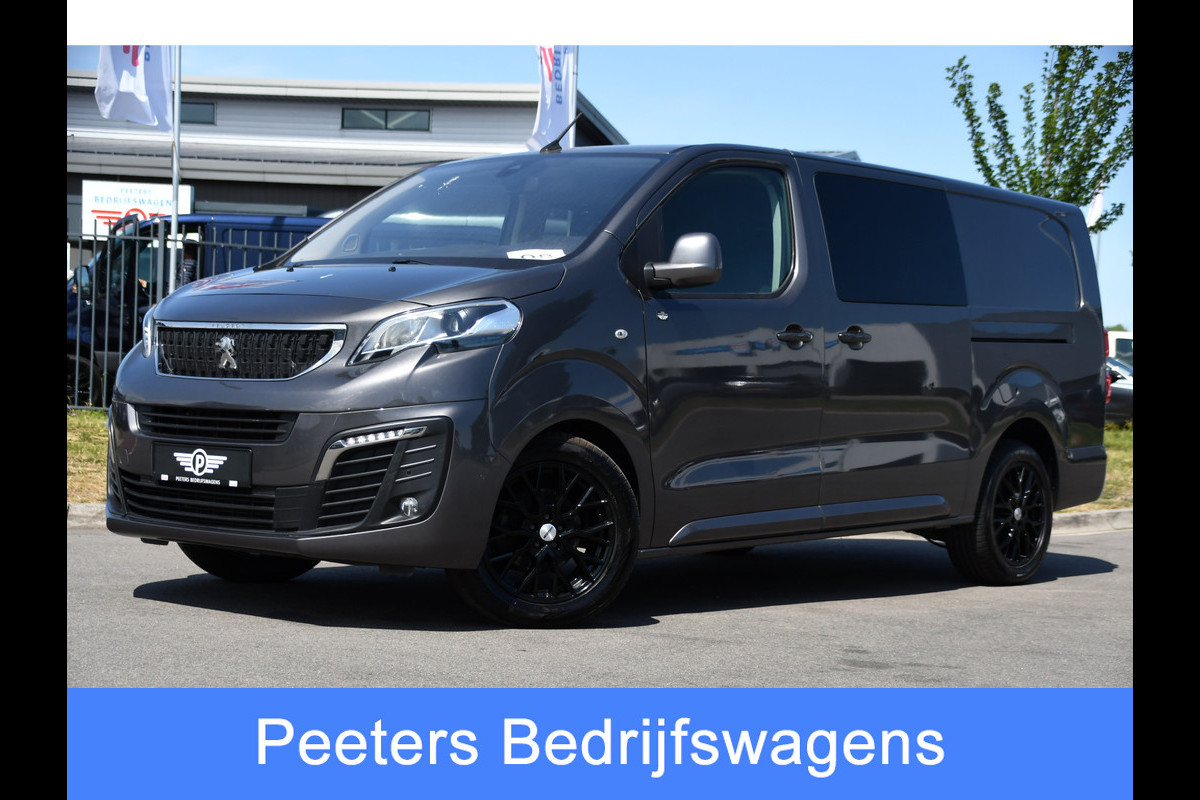 Peugeot Expert 2.0 BlueHDI 180 L3 DC PB Edition 360 Camera, Cruise, Carplay, 2 x Schuifdeur, 177pk, Automaat, Trekhaak, Multimedia, Clima, Uniek!