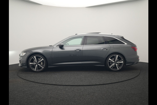 Audi A6 Avant 50 TFSI e quattro S Line PHEV 300pk Dealer O.H | Panodak | Head Up | Adaptive Cruise | Lederen Sportstoelen Memory & Verwarmd | S Sportstuur Verwarmd | Apple Carplay | Blis | Sfeerverlichting | Keyless | Navigatie | Virtual | DAB | 19" L. | Plug In Hybrid |