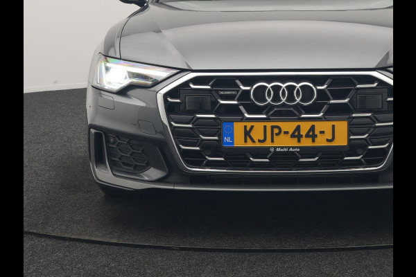 Audi A6 Avant 50 TFSI e quattro S Line PHEV 300pk Dealer O.H | Panodak | Head Up | Adaptive Cruise | Lederen Sportstoelen Memory & Verwarmd | S Sportstuur Verwarmd | Apple Carplay | Blis | Sfeerverlichting | Keyless | Navigatie | Virtual | DAB | 19" L. | Plug In Hybrid |