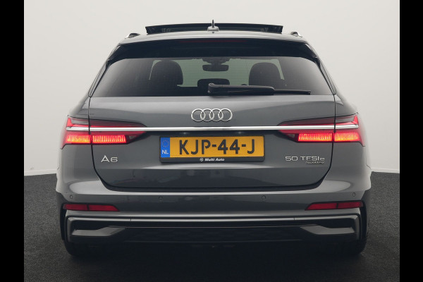 Audi A6 Avant 50 TFSI e quattro S Line PHEV 300pk Dealer O.H | Panodak | Head Up | Adaptive Cruise | Lederen Sportstoelen Memory & Verwarmd | S Sportstuur Verwarmd | Apple Carplay | Blis | Sfeerverlichting | Keyless | Navigatie | Virtual | DAB | 19" L. | Plug In Hybrid |