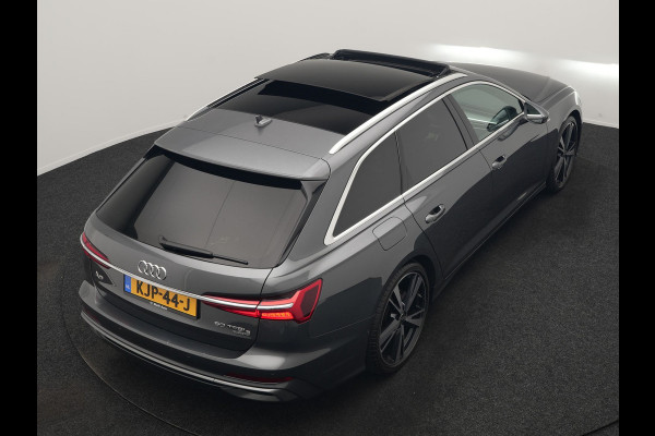 Audi A6 Avant 50 TFSI e quattro S Line PHEV 300pk Dealer O.H | Panodak | Head Up | Adaptive Cruise | Lederen Sportstoelen Memory & Verwarmd | S Sportstuur Verwarmd | Apple Carplay | Blis | Sfeerverlichting | Keyless | Navigatie | Virtual | DAB | 19" L. | Plug In Hybrid |