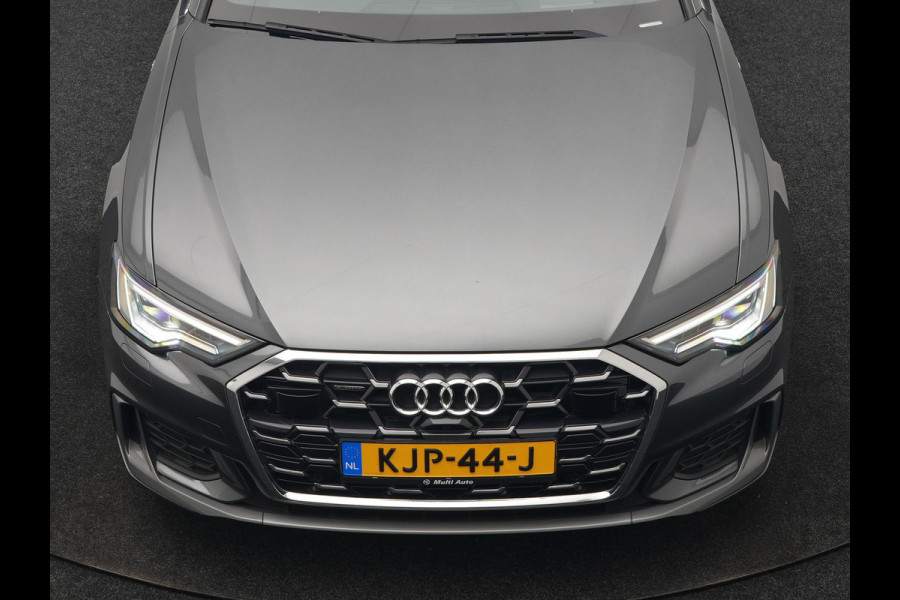 Audi A6 Avant 50 TFSI e quattro S Line PHEV 300pk Dealer O.H | Panodak | Head Up | Adaptive Cruise | Lederen Sportstoelen Memory & Verwarmd | S Sportstuur Verwarmd | Apple Carplay | Blis | Sfeerverlichting | Keyless | Navigatie | Virtual | DAB | 19" L. | Plug In Hybrid |