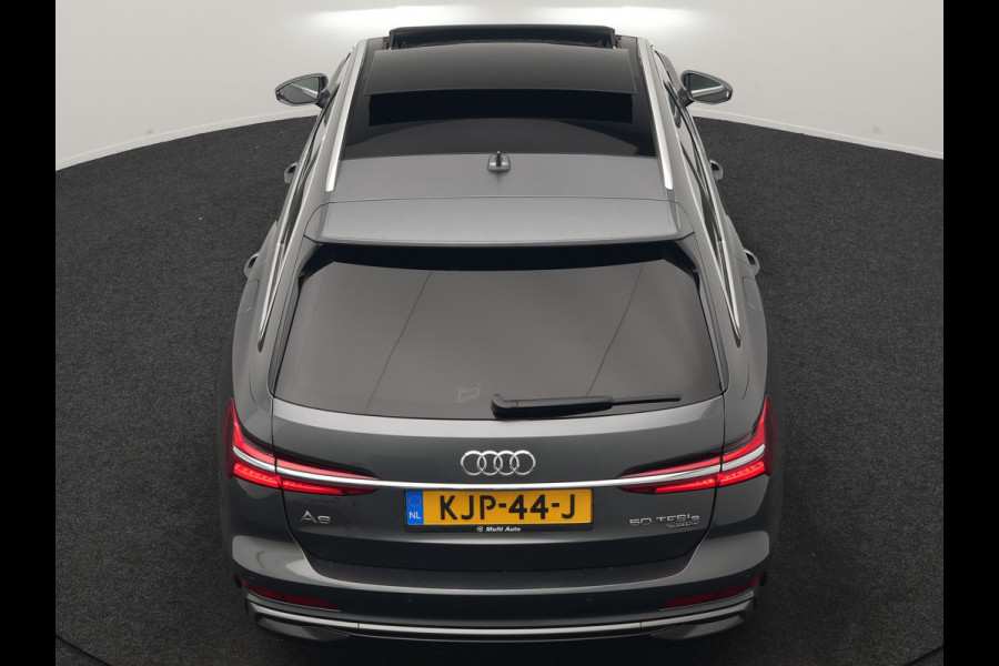 Audi A6 Avant 50 TFSI e quattro S Line PHEV 300pk Dealer O.H | Panodak | Head Up | Adaptive Cruise | Lederen Sportstoelen Memory & Verwarmd | S Sportstuur Verwarmd | Apple Carplay | Blis | Sfeerverlichting | Keyless | Navigatie | Virtual | DAB | 19" L. | Plug In Hybrid |