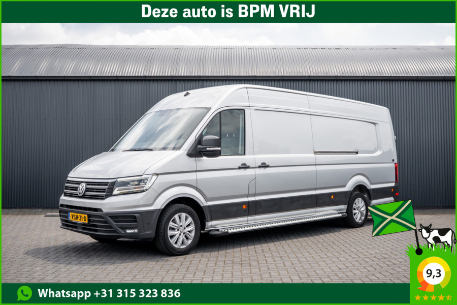 Volkswagen Crafter 2.0 TDI XL L5H3 | 177 PK | Rijplaten | Automaat | LED | Camera | Carplay | Schuifdeur L+R | PDC | Trekhaak