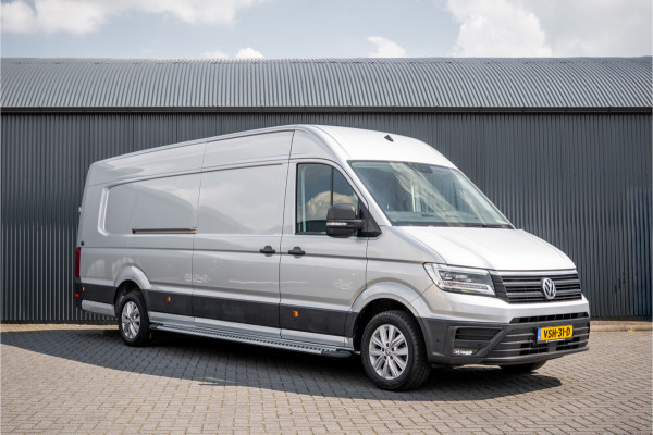 Volkswagen Crafter 2.0 TDI XL L5H3 | 177 PK | Rijplaten | Automaat | LED | Camera | Carplay | Schuifdeur L+R | PDC | Trekhaak