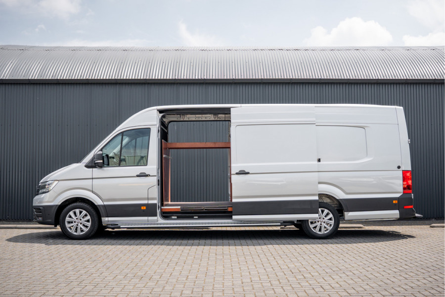 Volkswagen Crafter 2.0 TDI XL L5H3 | 177 PK | Rijplaten | Automaat | LED | Camera | Carplay | Schuifdeur L+R | PDC | Trekhaak