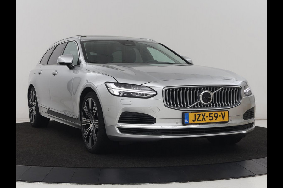 Volvo V90 2.0 T6 Plug In AWD Inscription | SOH 97% | Panoramadak | Head-Up | Leder | Harman/Kardon | 20'' | 360 Camera | Stoelverwarming | Carplay | Full LED | Stuurverwarming | PHEV