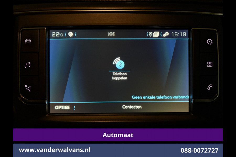 Peugeot Expert 2.0 Blue HDI 122pk Automaat L2H1 | Airco | Cruisecontrol | Camera | PDC V+A | LMV Stoelverwarming, Apple Carplay & Android Auto, Sidebars, 3-Zits