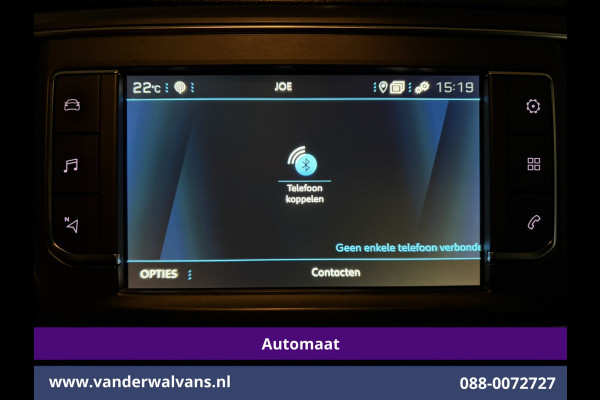 Peugeot Expert 2.0 Blue HDI 122pk Automaat L2H1 | Airco | Cruisecontrol | Camera | PDC V+A | LMV Stoelverwarming, Apple Carplay & Android Auto, Sidebars, 3-Zits