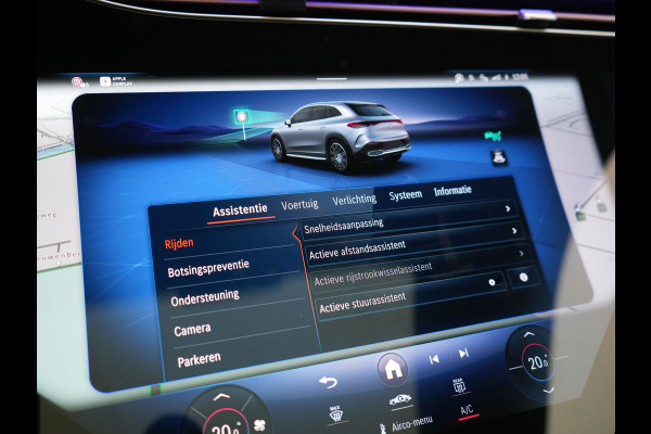 Mercedes-Benz EQE SUV 350+ Business Edition 105 kWh 292pk Dealer O.H | Hyper Screen | Panodak | Adaptive Cruise | Burmester Audio | Head Up | 360 Camera | Lederen Sportstoelen Memory & Ventilatie | Digital LED | BLIS | Apple Carplay | Stuur & Stoelen Verwarmd  Virtual | Navigatie | DAB | 20"L.M |