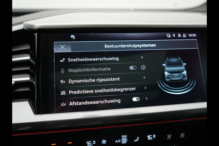 Audi Q4 e-tron 50 quattro S Line 82 kWh 299pk Dealer O.H | Trekhaak Af Fabriek | Panodak | Adaptive Cruise | Camera | Lederen Sportstoelen Memory & Verwarmd | Matrix LED | BLIS | Keyless | Navigatie | Virtual | DAB | 20"L.M |