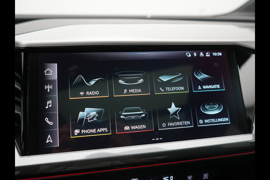 Audi Q4 e-tron 50 quattro S Line 82 kWh 299pk Dealer O.H | Trekhaak Af Fabriek | Panodak | Adaptive Cruise | Camera | Lederen Sportstoelen Memory & Verwarmd | Matrix LED | BLIS | Keyless | Navigatie | Virtual | DAB | 20"L.M |