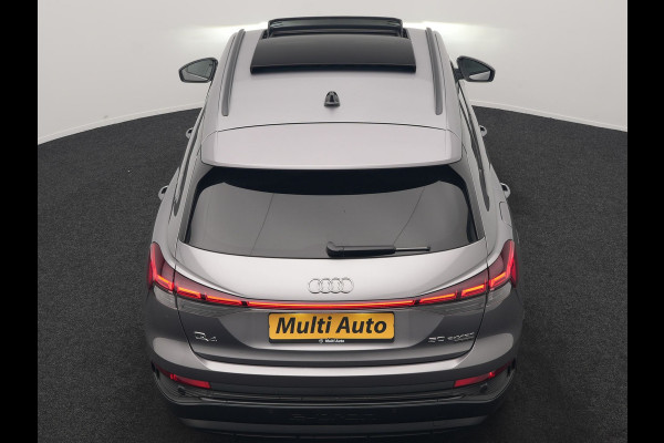 Audi Q4 e-tron 50 quattro S Line 82 kWh 299pk Dealer O.H | Trekhaak Af Fabriek | Panodak | Adaptive Cruise | Camera | Lederen Sportstoelen Memory & Verwarmd | Matrix LED | BLIS | Keyless | Navigatie | Virtual | DAB | 20"L.M |