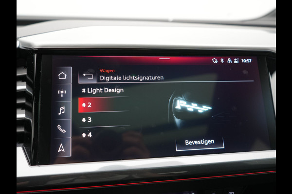 Audi Q4 e-tron 50 quattro S Line 82 kWh 299pk Dealer O.H | Trekhaak Af Fabriek | Panodak | Adaptive Cruise | Camera | Lederen Sportstoelen Memory & Verwarmd | Matrix LED | BLIS | Keyless | Navigatie | Virtual | DAB | 20"L.M |