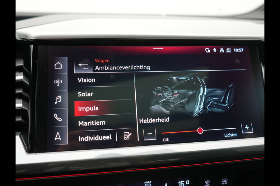 Audi Q4 e-tron 50 quattro S Line 82 kWh 299pk Dealer O.H | Trekhaak Af Fabriek | Panodak | Adaptive Cruise | Camera | Lederen Sportstoelen Memory & Verwarmd | Matrix LED | BLIS | Keyless | Navigatie | Virtual | DAB | 20"L.M |