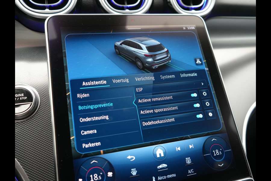 Mercedes-Benz GLC 300e 4MATIC Avantgarde PHEV 313pk Dealer O.H. | Camera | Lederen Sportstoelen Memory & Verwarmd | Sfeerverlichting | Apple Carplay | Blis | Navigatie | DAB | Cruise Control | 18"L.M |