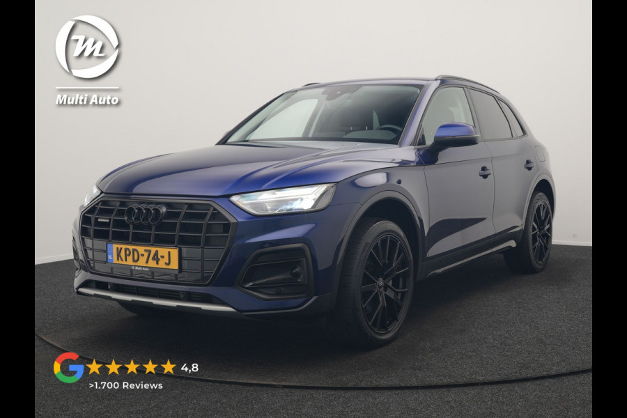 Audi Q5 50 TFSI e quattro Advanced edition PHEV 300pk Dealer O.H | Adaptive Cruise | Camera | BLIS | Apple Carplay | Alcantara Sportstoelen Verwarmd | Sfeerverlichting | Navigatie | Virtual | DAB | Plug In Hybrid |