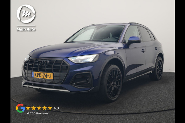 Audi Q5 50 TFSI e quattro Advanced edition PHEV 300pk Dealer O.H | Adaptive Cruise | Camera | BLIS | Apple Carplay | Alcantara Sportstoelen Verwarmd | Sfeerverlichting | Navigatie | Virtual | DAB | Plug In Hybrid |