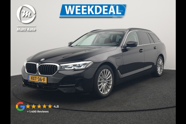 BMW 5 Serie Touring 530e xDrive Business Edition Plus PHEV 293pk Dealer O.H | Trekhaak af Fabriek | Adaptive Cruise | 360 Camera | M Sportstuur | Keyless | BLIS | Plug In Hybrid