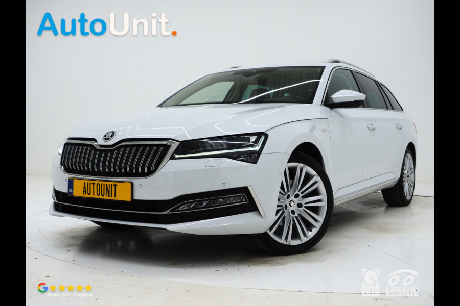 Škoda Superb Combi 1.4 TSI iV Laurin & Klement | Panoramadak | Leder | Trekhaak | Massage | Canton | Stoelkoeling | 360 | Memory