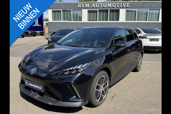 MG Mg4 electric Luxury 64 kWh |360 CAMERA| 7 JAAR MG GARANTIE T/M 07-2031| ELEK. STOEL| DODE HOEK SENSOR| STOEL + STUURVERWARMING| ADAPTIVE CRUISE CONTROL | RIJKLAAR PRIJS |