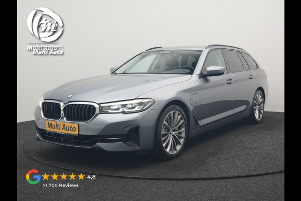 BMW 5 Serie Touring 530e Business Edition Plus PHEV 293pk Dealer O.H. | Trekhaak Af Fabriek | Adaptive Cruise | 360 Camera | Lederen Comfortzetels Verwarmd | Blis | Apple Carplay | Hifi Audio | 19"L.M | Plug In Hybrid |