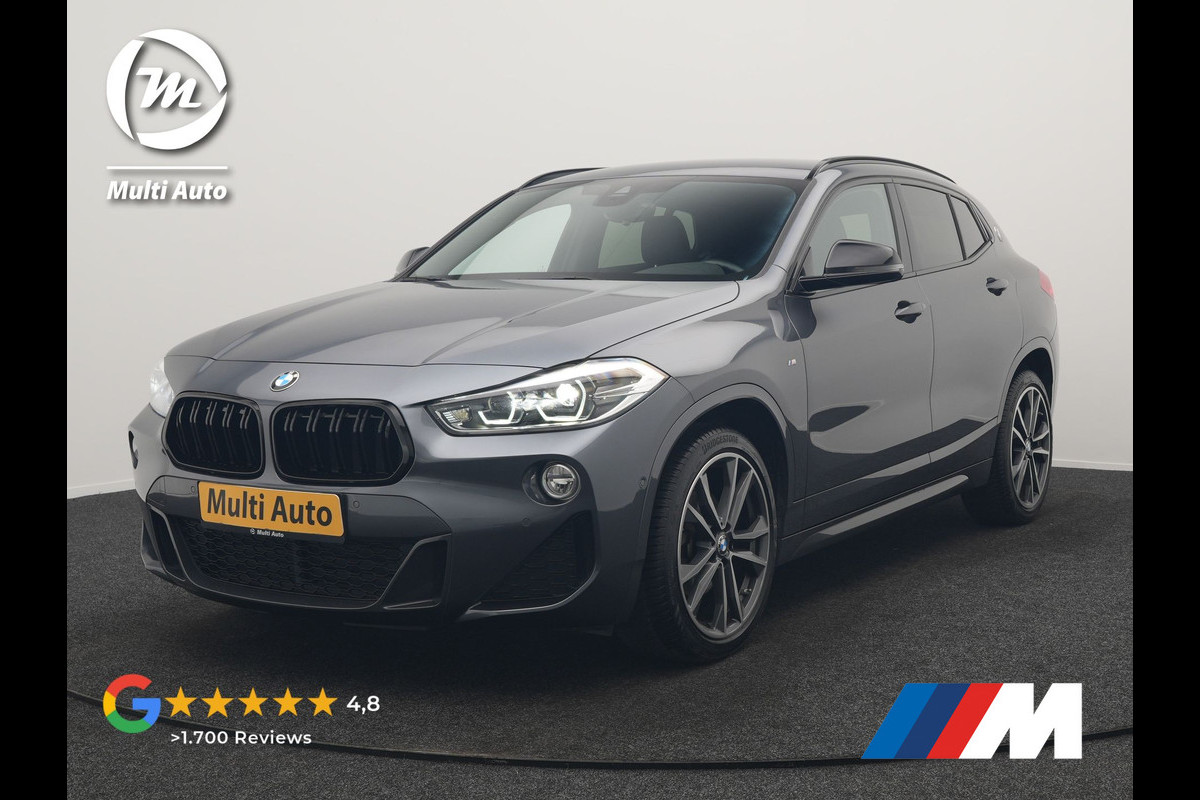 BMW X2 sDrive18i M Sport 140pk Dealer O.H. | Camera | Lederen Sportstoelen Verwarmd | Led Koplampen | Sfeerverlichting | Standkachel | Navigatie | DAB | 19''L.M. |