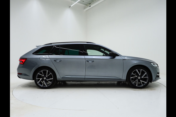 Škoda Superb Combi 1.4 TSI iV Sportline | Leder/Alcantara | Trekhaak | Carbon | 360 | Memory | Keyless | Adaptive Cruise
