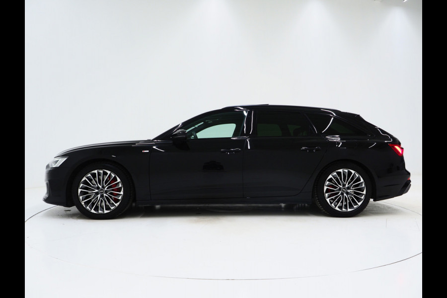 Audi A6 Avant 55 TFSI e quattro Competition Full Black | Panoramadak | Leder | B&O Audio | Camera | Stoelverwarming | Cruise | Carplay