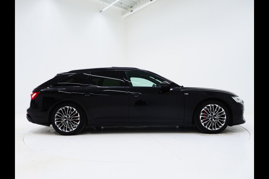 Audi A6 Avant 55 TFSI e quattro Competition Full Black | Panoramadak | Leder | B&O Audio | Camera | Stoelverwarming | Cruise | Carplay