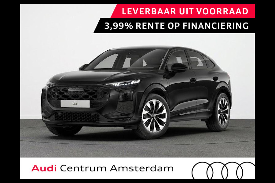Audi Q3 Sportback S edition e-hybrid 272 pk | Techniekpakket plus | Panorama-glasdak | Optiekpakket zwart-glanzend | Trekhaak mech |