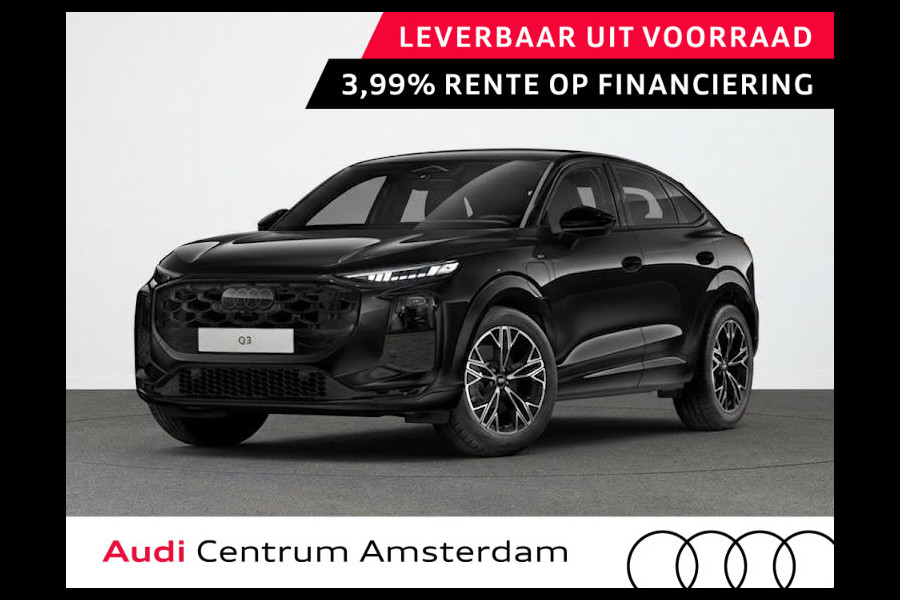 Audi Q3 Sportback S edition e-hybrid 272 pk | Techniekpakket plus | Optiekpakket zwart-glanzend | Trekhaak mech | Privacy glas |