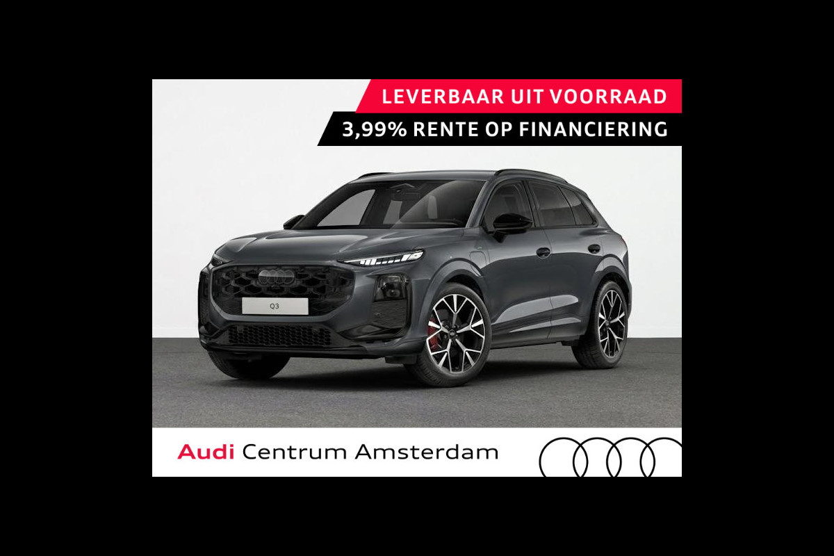 Audi Q3 S edition e-hybrid 272 pk | Techniekpakket Pro | Matrix LED koplampen | S line met microvezel sportstoelen | Optiekpakket zwart-glanzend |