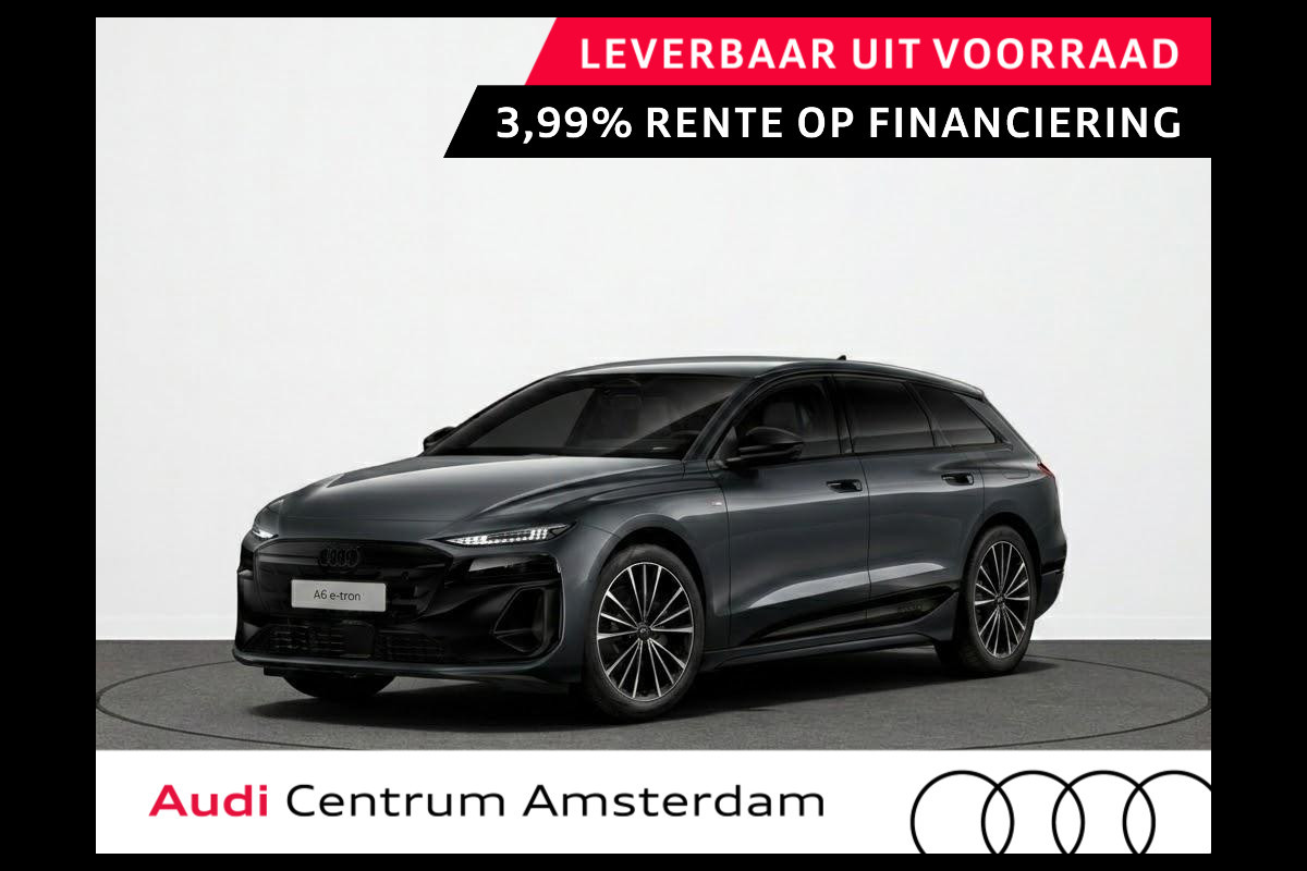 Audi A6 Avant e-tron S edition 83 kWh 286 pk | Sportstoel leder zwart | Trekhaak, elektr. wegklapbaar | Optiekpakket zwart-glanzend | Privacy glas |