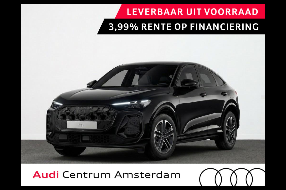 Audi Q5 Sportback S edition e-hybrid 299 pk | Techniekpakket plus | Panorama-glasdak | Adaptieve luchtvering | Optiekpakket zwart-glanzend |