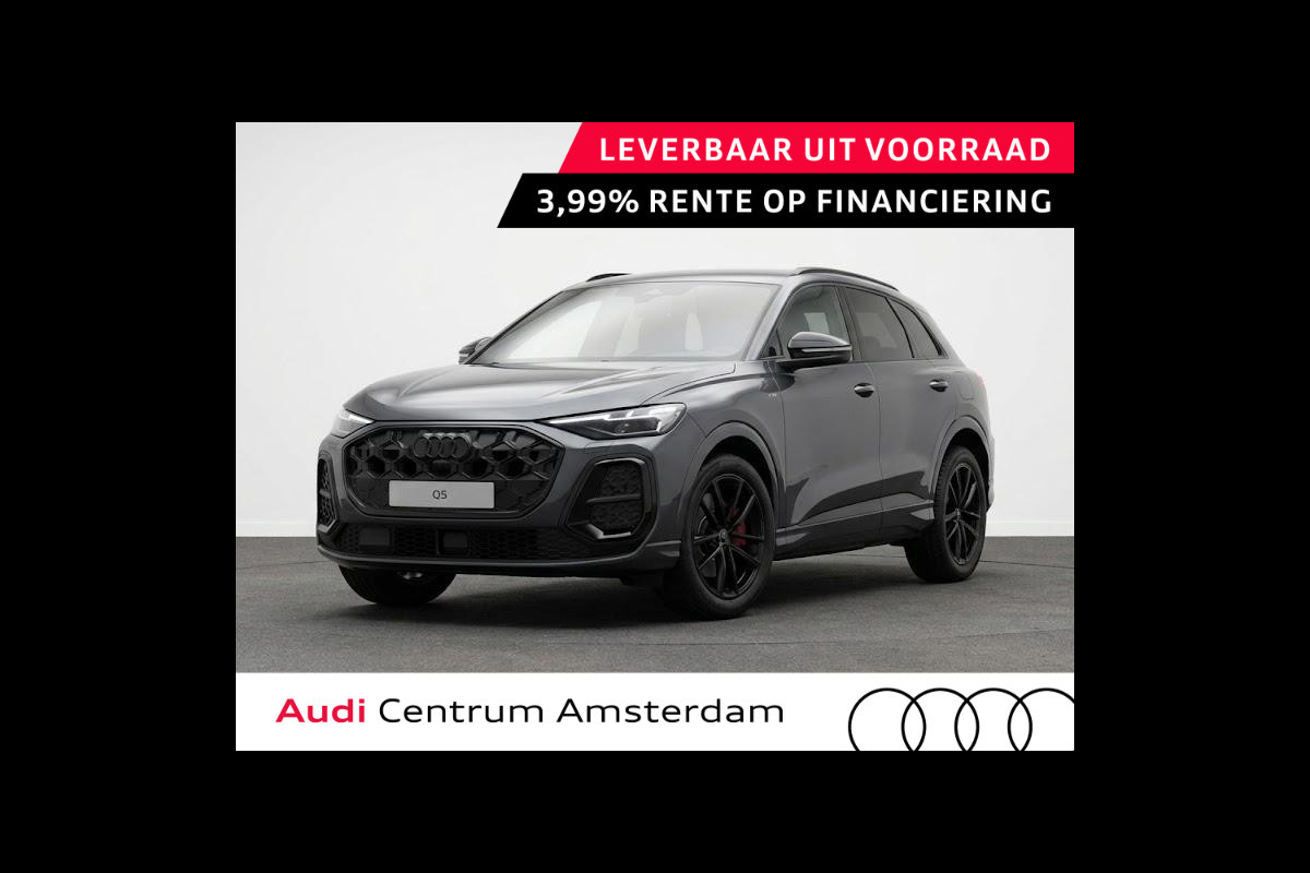 Audi Q5 S edition e-hybrid 299 pk | Adaptieve luchtvering | Geheugen bestuurdersstoel | Panorama-glasdak | Techniekpakket plus |