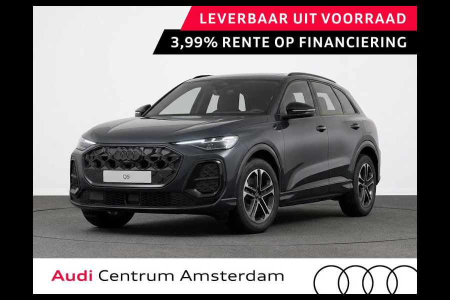 Audi Q5 S edition e-hybrid 299 pk | Panorama-glasdak | Techniekpakket plus | Trekhaak, elektr. wegklapbaar | Geheugen bestuurdersstoel |