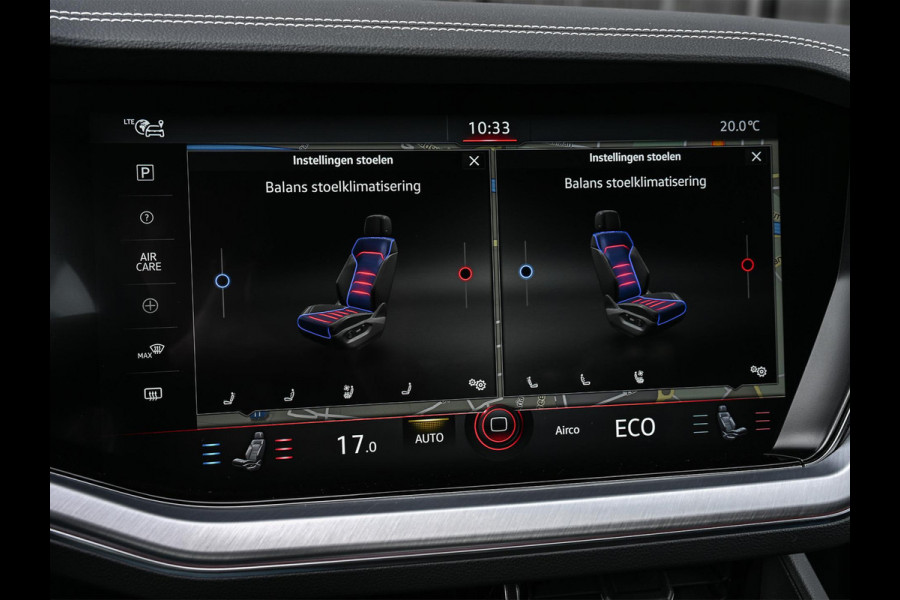 Volkswagen Touareg 3.0 TSi eHybrid 4MOTION | Panoramadak | Night Vision | Luchtvering | Massagestoelen + Ventilatie | Dynaudio | HUD | 360 Camera | Ambiance Interieur | Trekhaak | Soft Close | Stoelverwarming V+A |